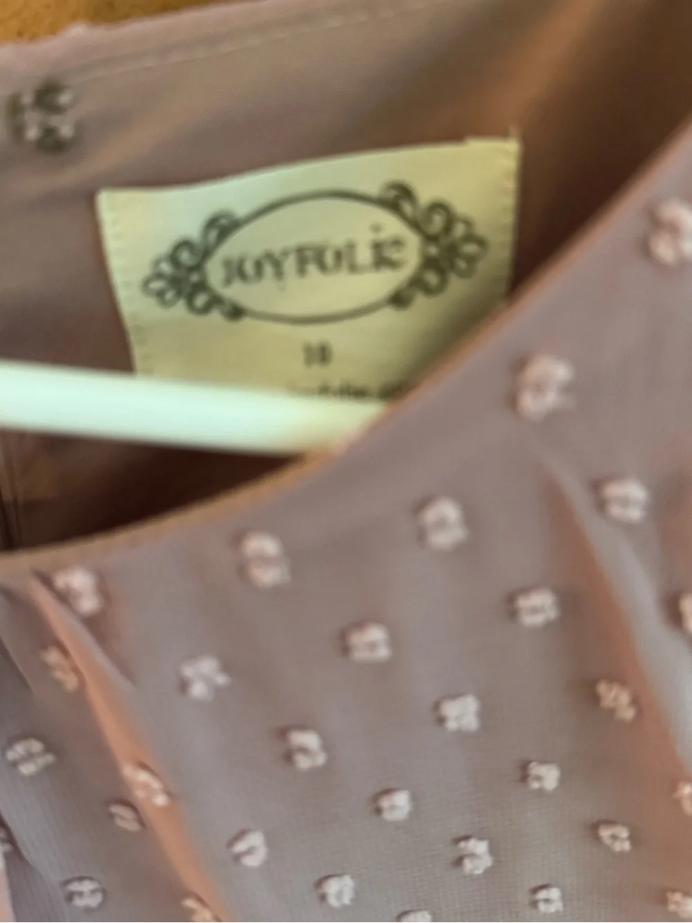 Joie Dusty Rose Swiss Dot High-Low Dress